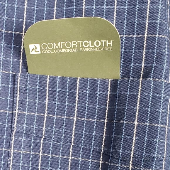 Eddie Bauer Mens Relaxed Fit Wrinkle Resitant Long Sleeve Button Shirt Size L - Picture 7 of 14